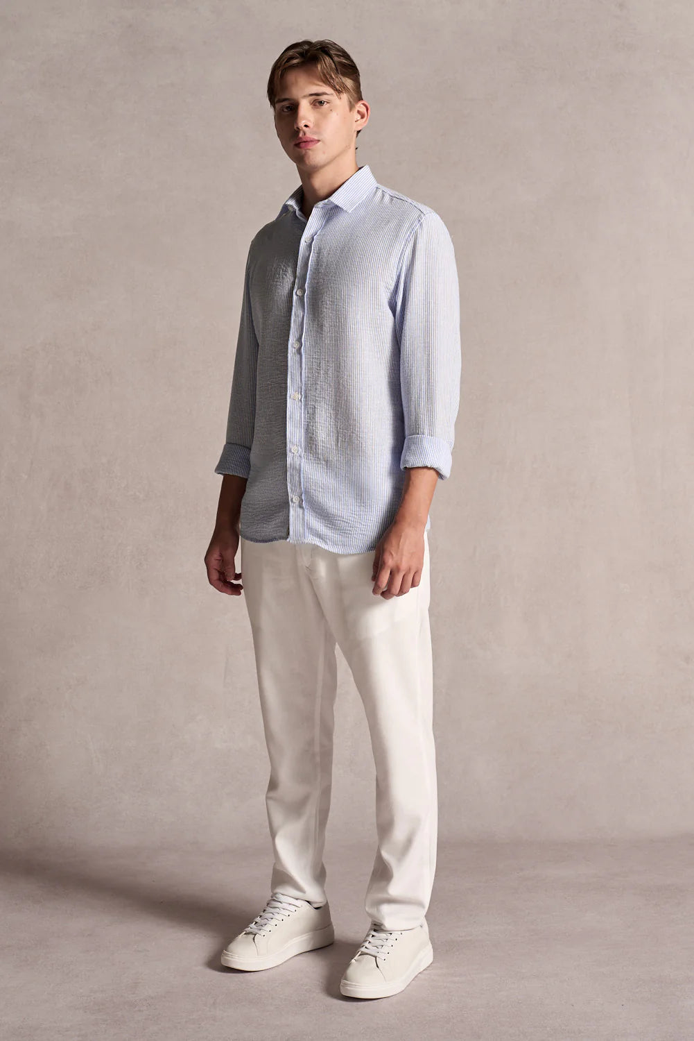 Camisa Stripe Ankor - Azul