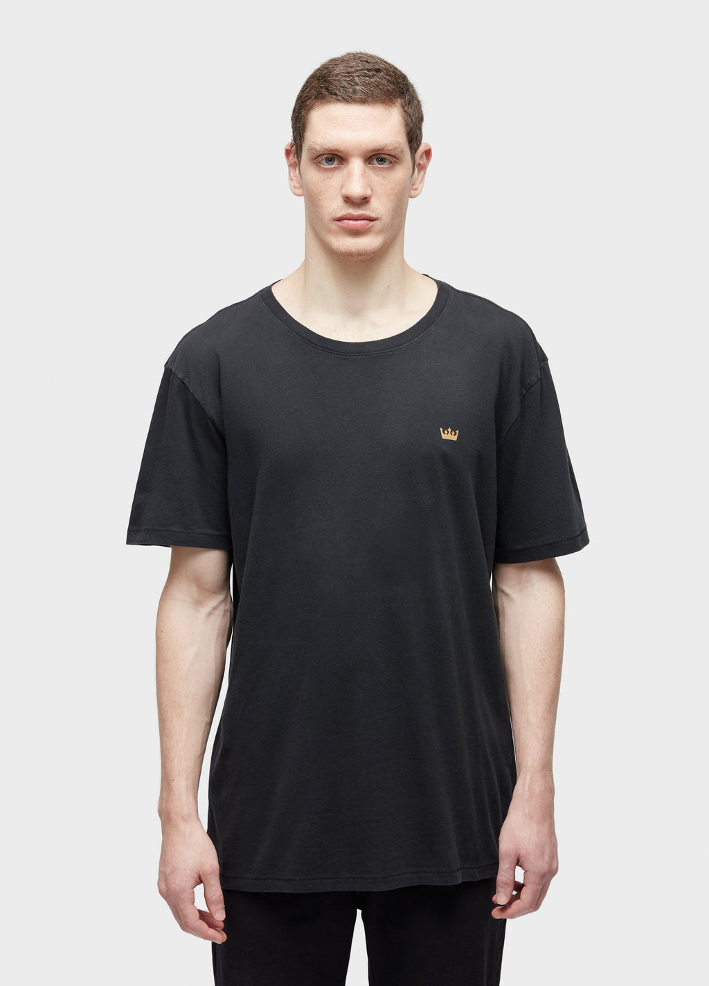 Camiseta Osklen Soft Used Gold Crown Preto