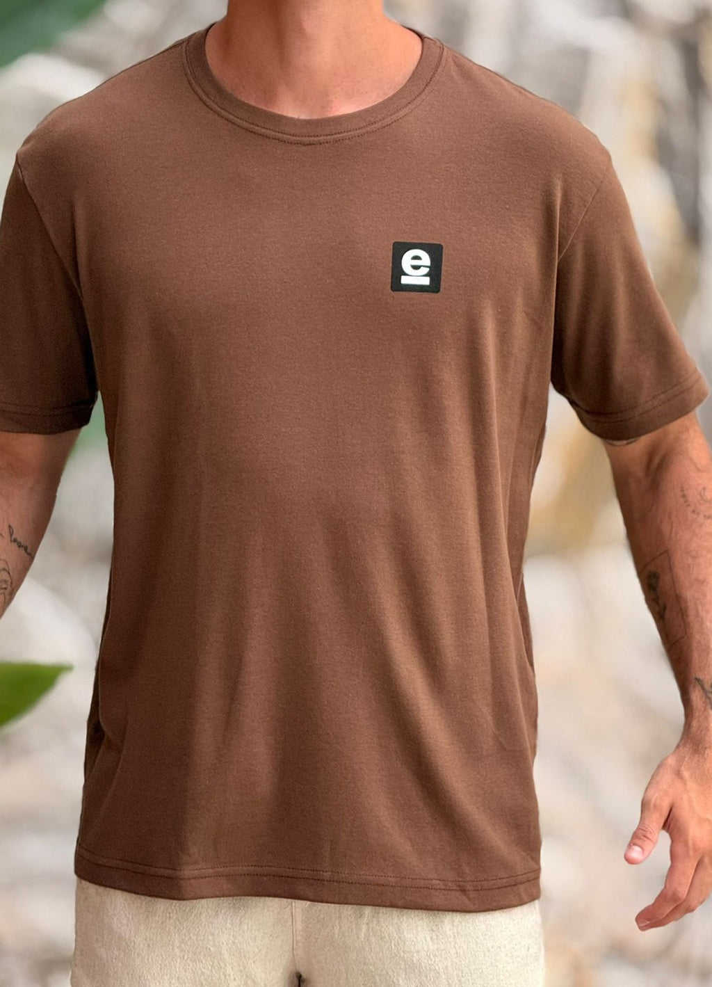 Camiseta Osklen Big Indigenous Marrom