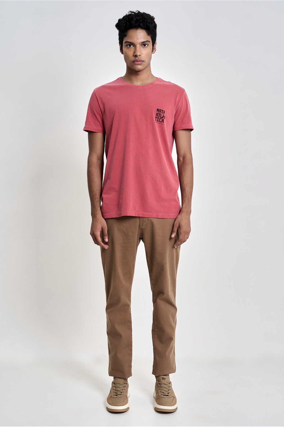 Camiseta Pipe Eccentric - Coral