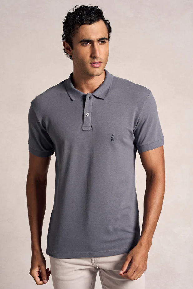 Polo Basica Ankor Cinza