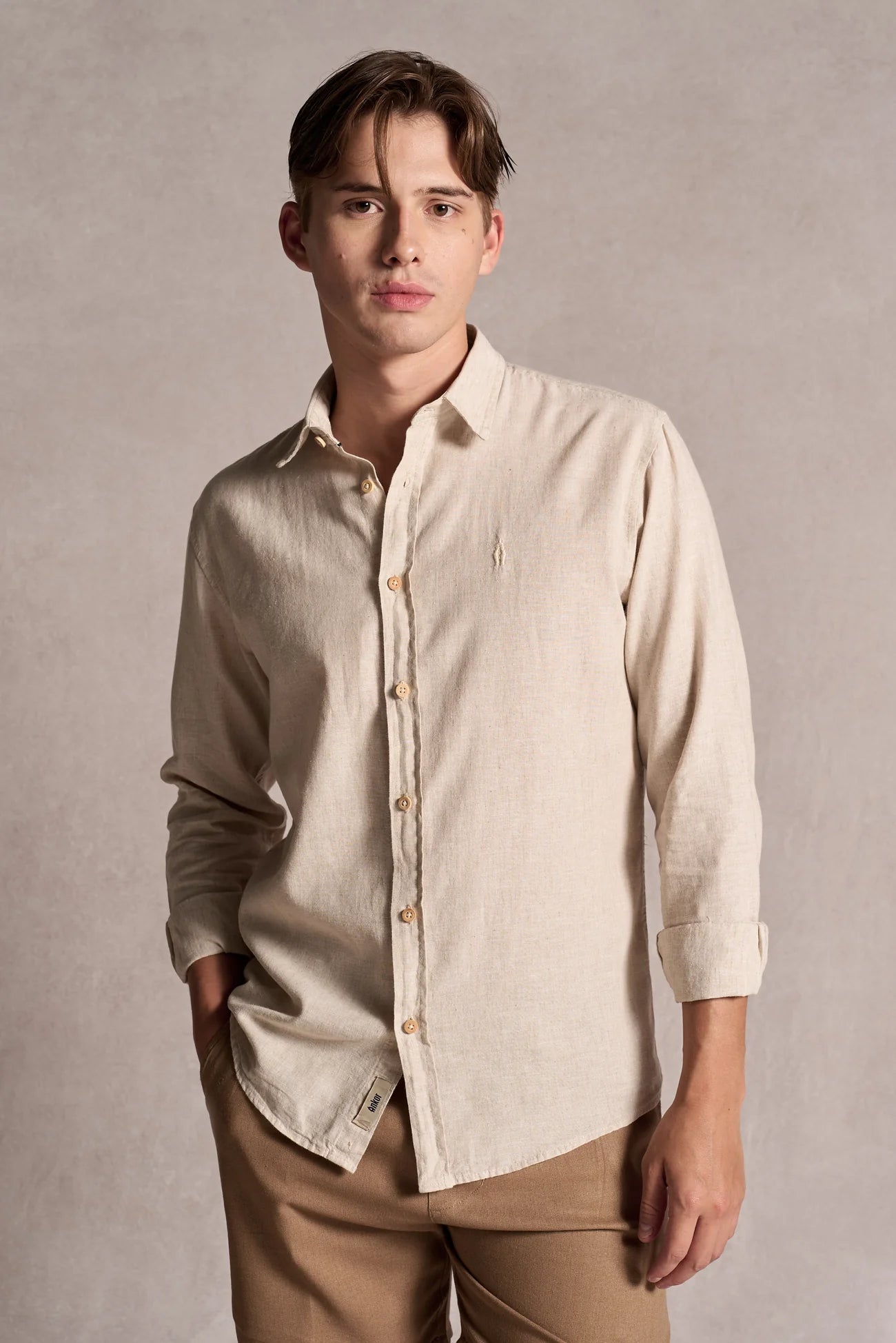 Camisa Linho Ankor - Natural