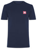 Camiseta Osklen Slim Vintage Snow Icon Marinho