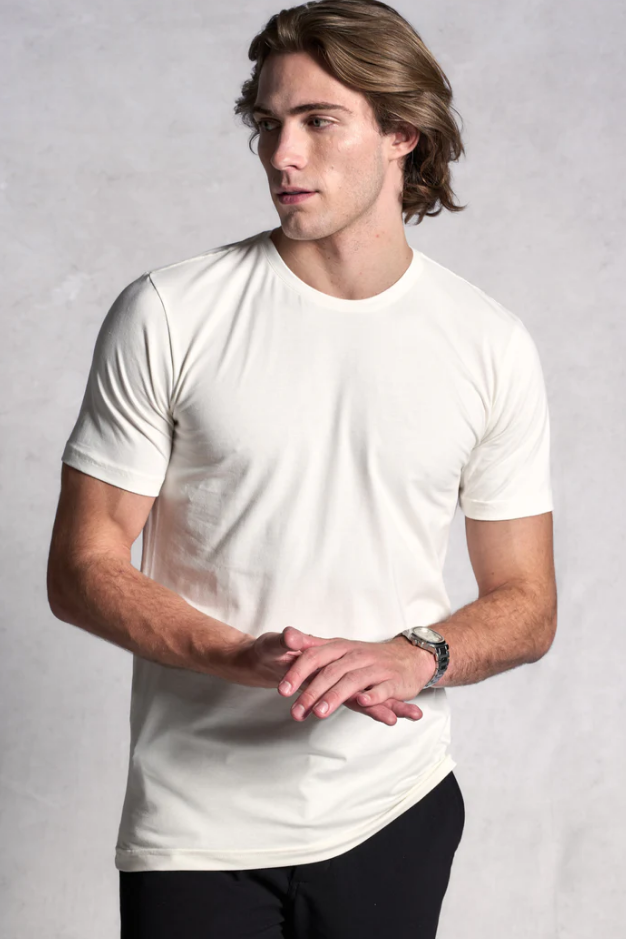 Camiseta Algodão Egípcio Ankor - Off White