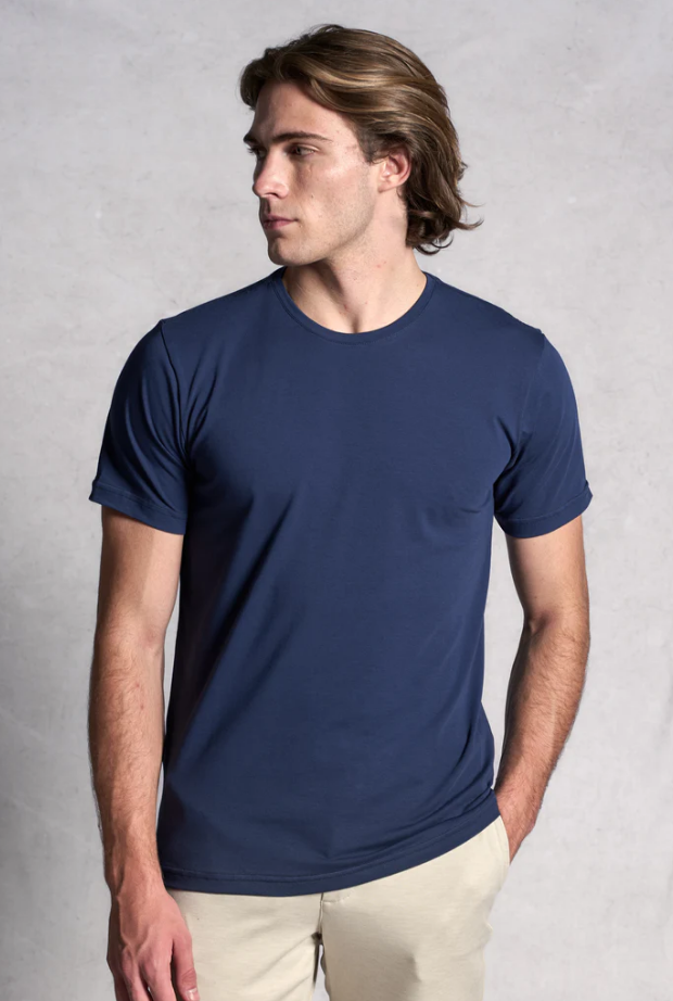 Camiseta Algodão Egípcio Ankor - Marinho