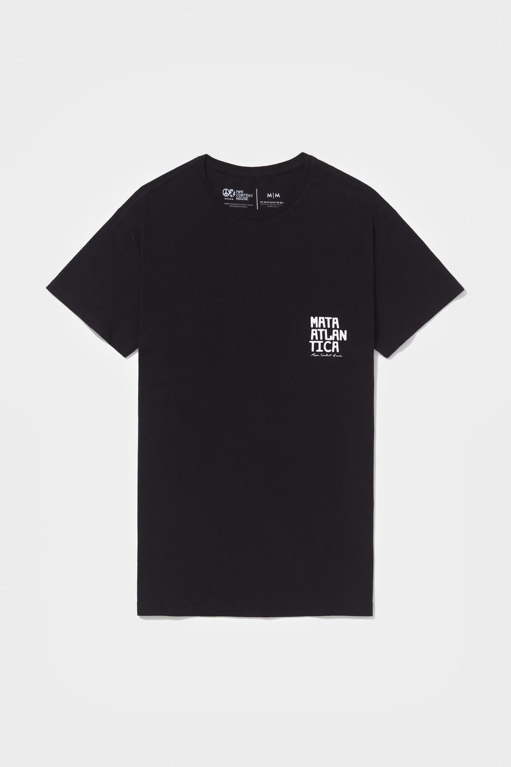Camiseta Pipe Detail - Preto
