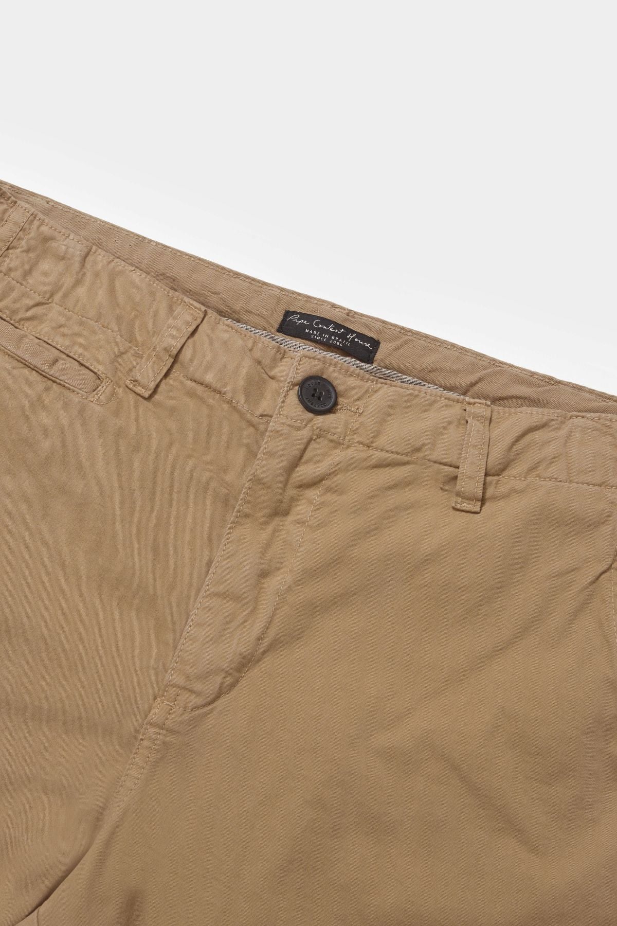 Bermuda Chino Pipe - Kaki