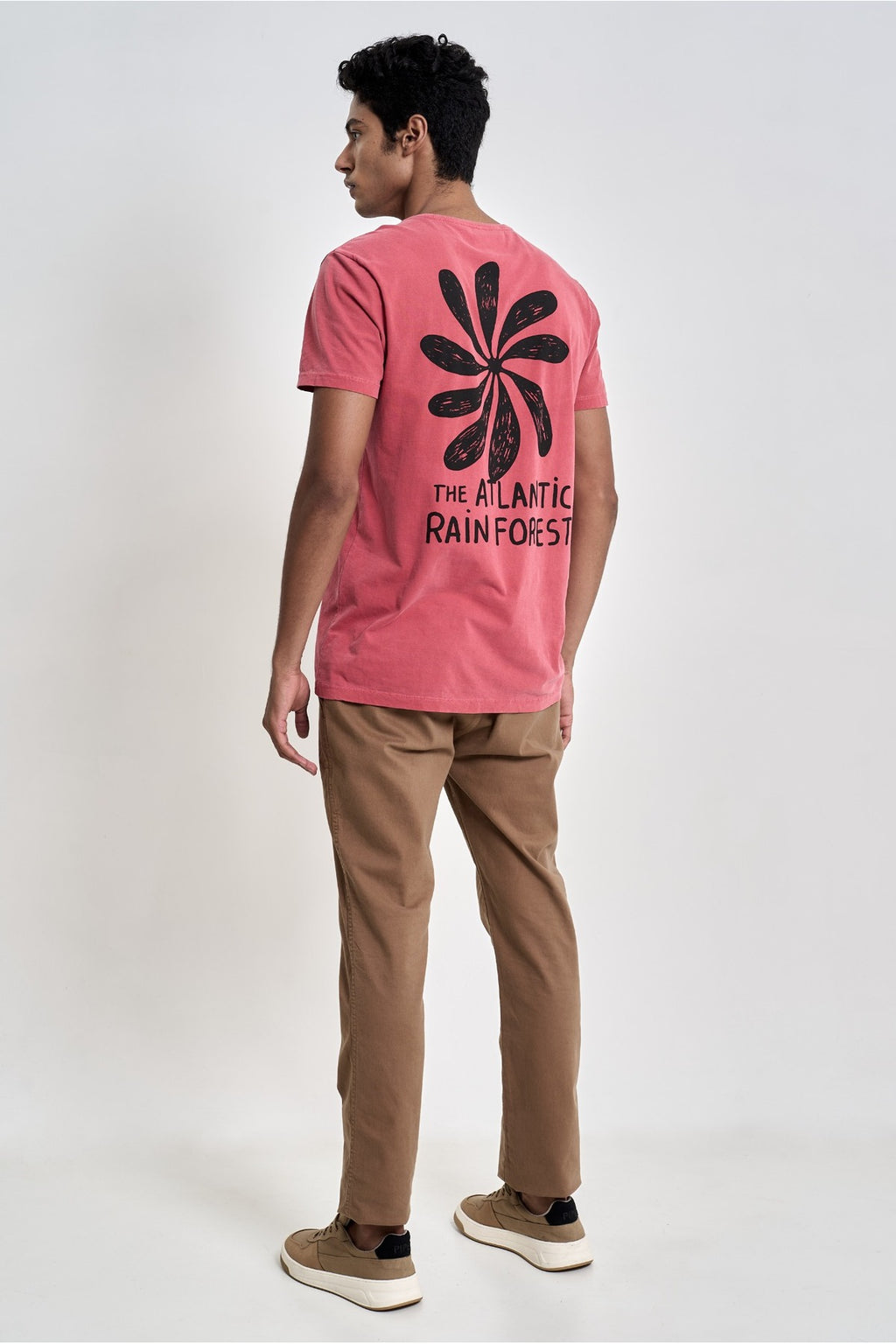 Camiseta Pipe Eccentric - Coral