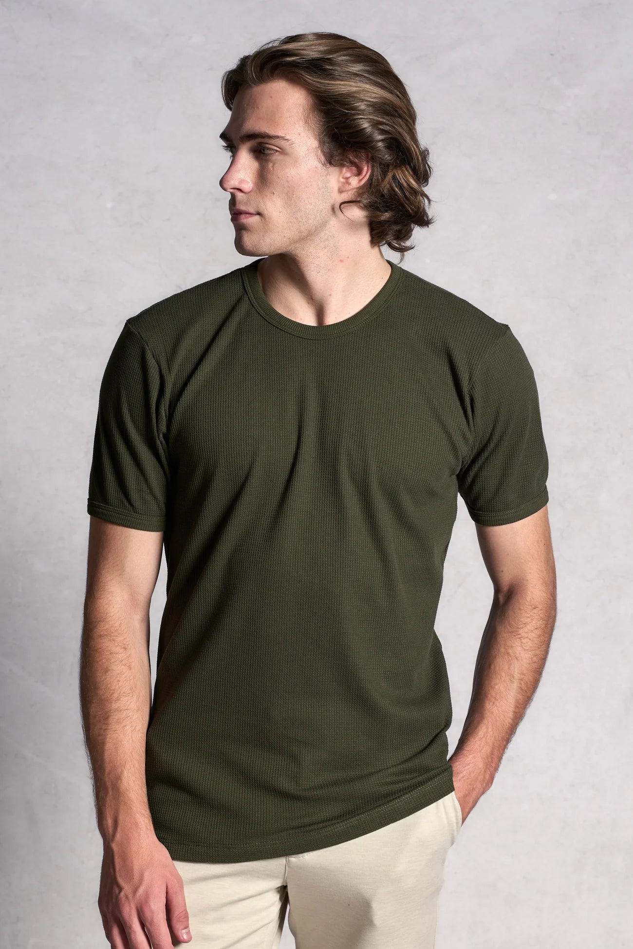 Camiseta Texture Ankor - Verde Militar
