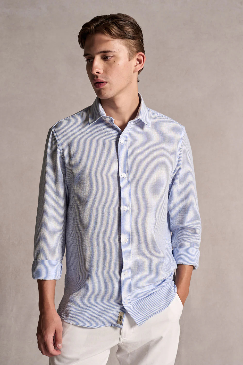 Camisa Stripe Ankor - Azul