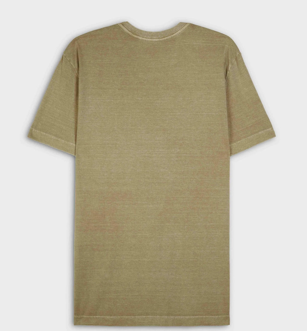 Camiseta Osklen Slim Stone Coqueiro Caqui