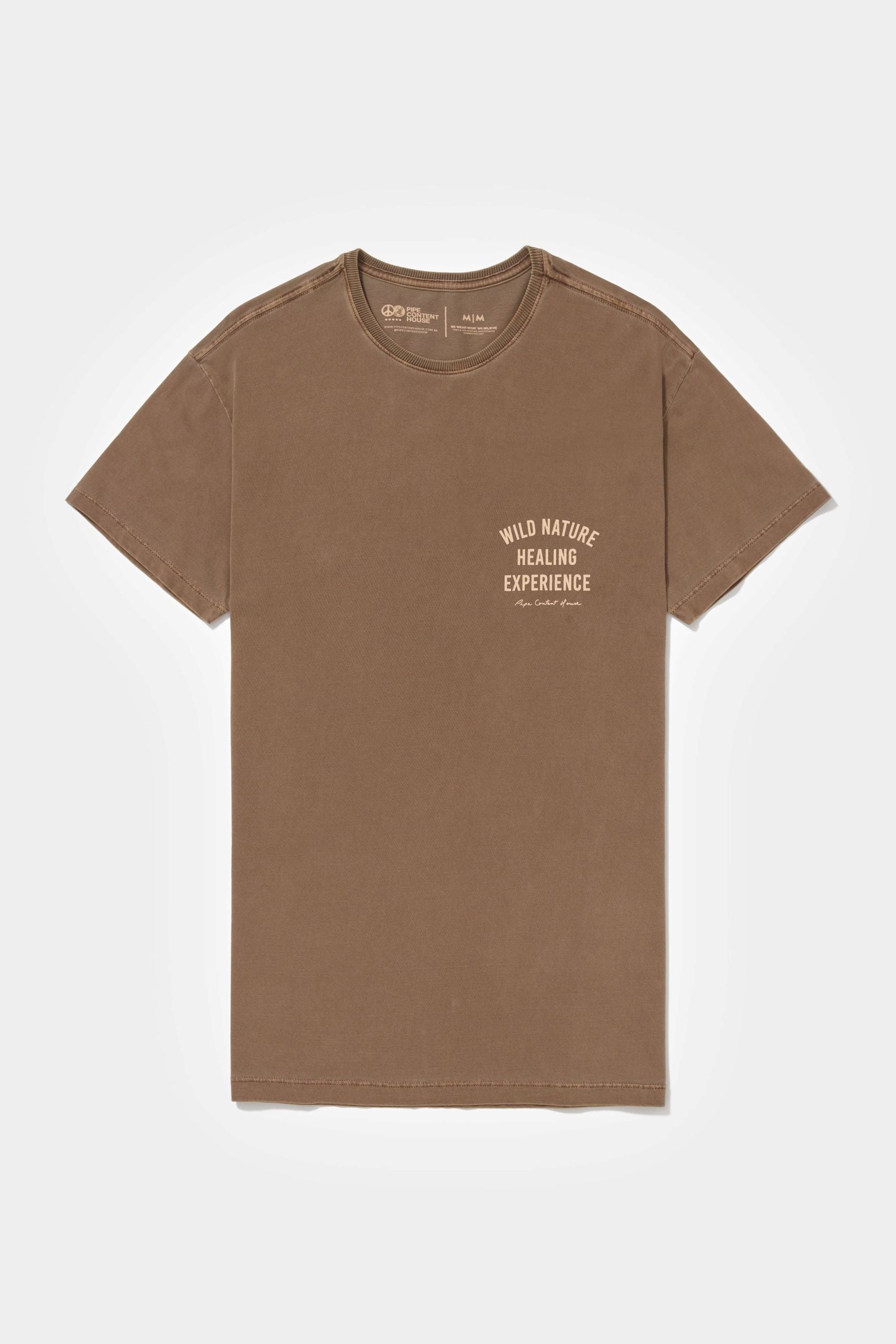 Camiseta Pipe Healing - Marrom