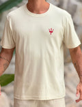 Camiseta Osklen Big Tridente Sunset Areia