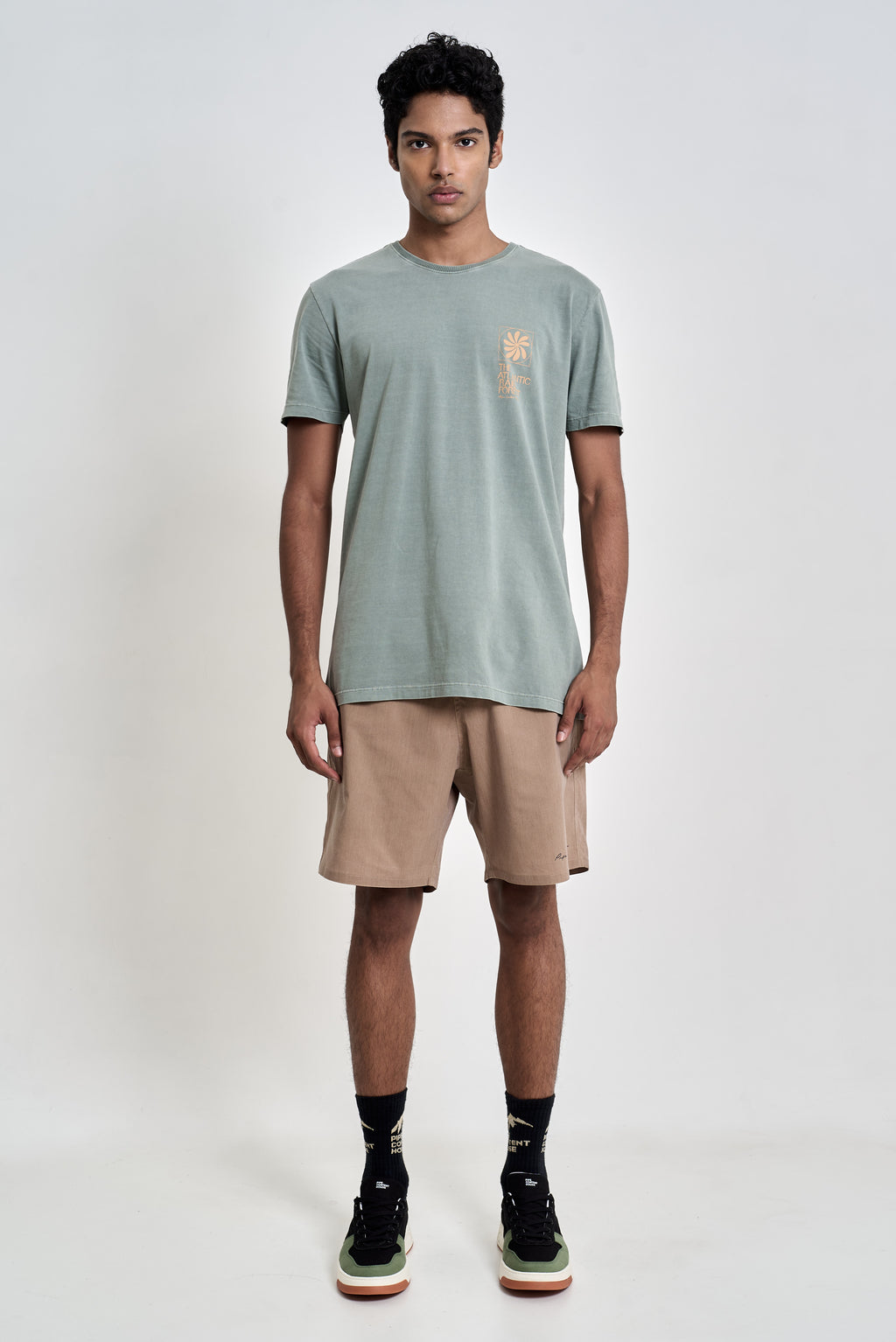 Camiseta Pipe Flowers Mix - Verde
