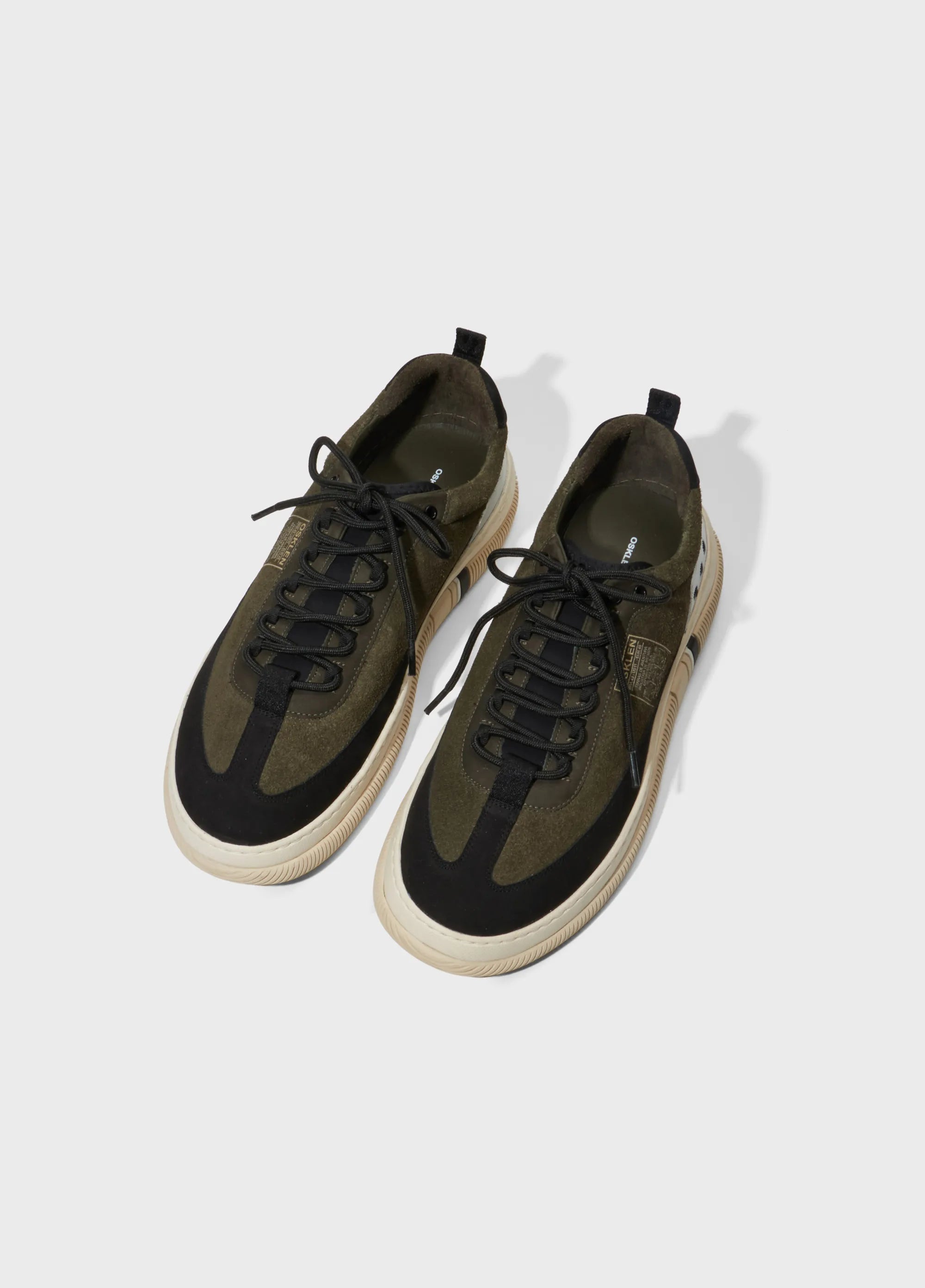 Tênis Osklen Hybrid Sprint Camurça Forest e Preto