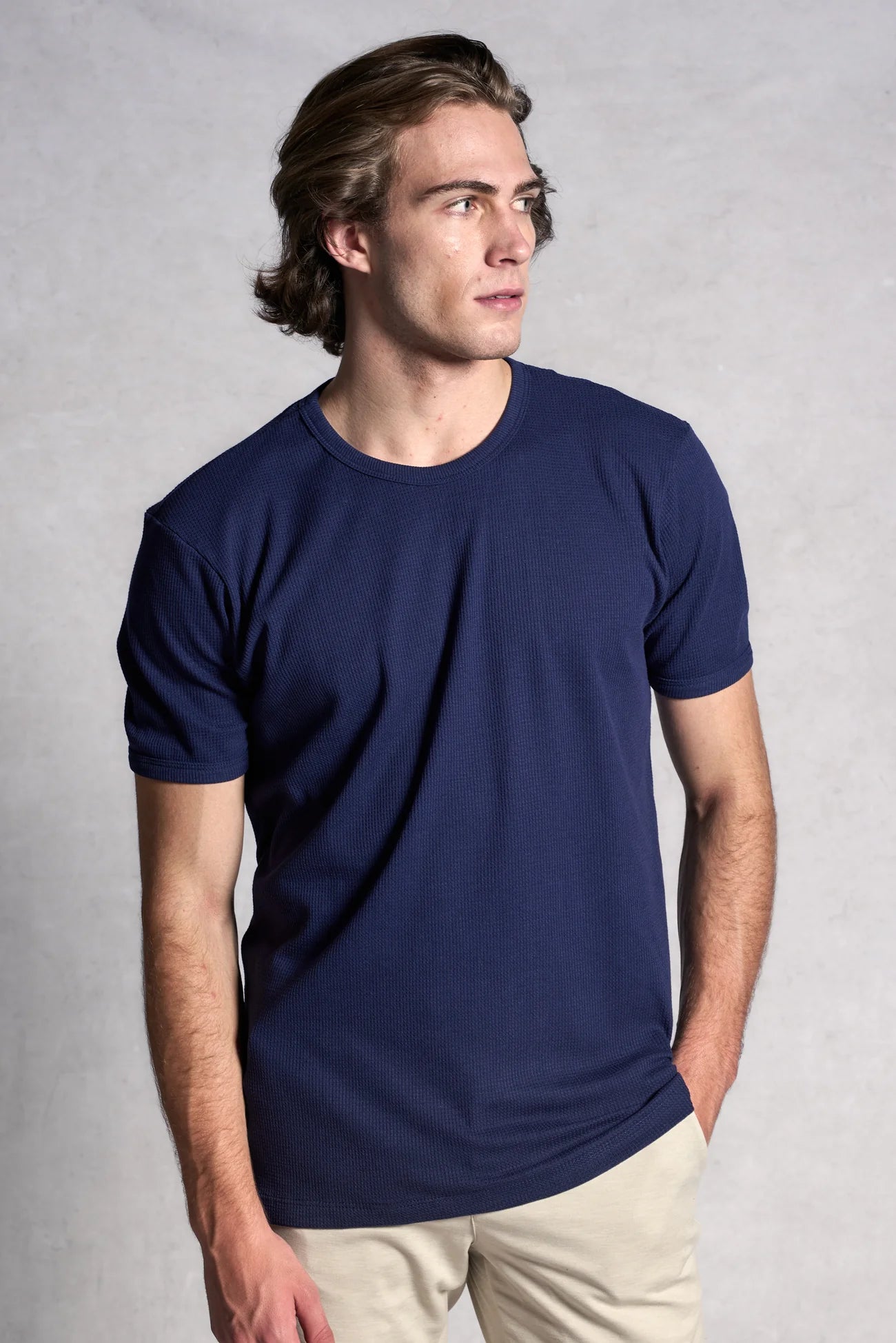 Camiseta Texture Ankor - Marinho