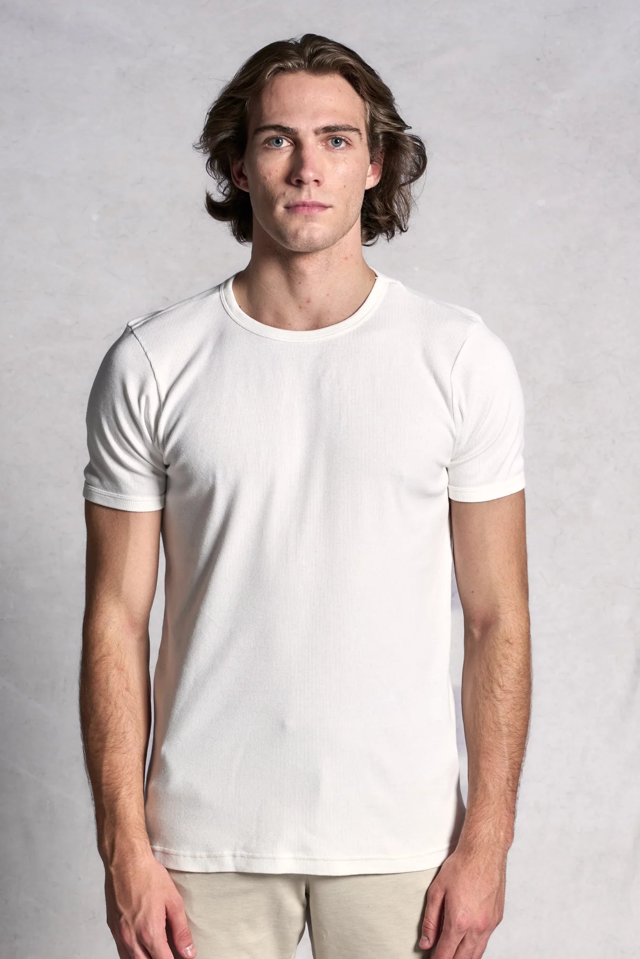 Camiseta Canelada Ankor - Off White