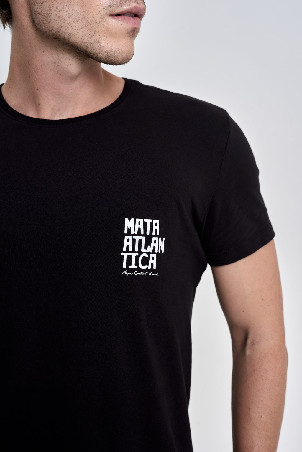 Camiseta Pipe Detail - Preto