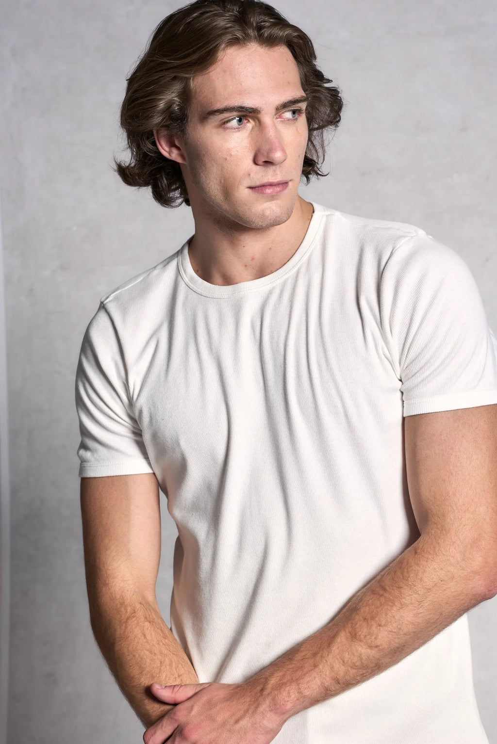 Camiseta Canelada Ankor - Off White